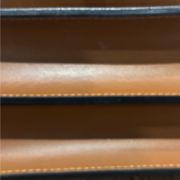 ROBERTA ROSSI leather and raffia bag - Picture 6 of 9